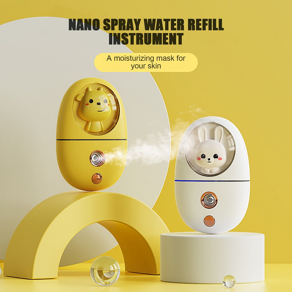Facial Steamer Nano - เครื่องพ่นไอน้ำนาโนขนาดเล็ก 35 มล. สำหรับผิวหน้า ช่วยเพิ่มความชุ่มชื้น บำรุงผิวหน้า