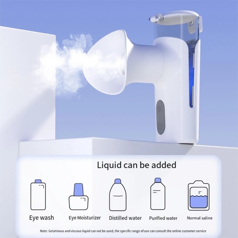 Facial Steamer Nano - เครื่องพ่นไอน้ำนาโนแบบใหม่ ร้อน-เย็น สำหรับดวงตาและใบหน้า ขนาดพกพา 15 มล.
