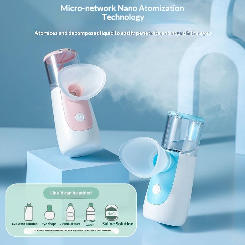 Facial Steamer Nano - เครื่องพ่นไอน้ำขนาดเล็กสำหรับผิวหน้า อุปกรณ์พ่นไอน้ำเพื่อความงาม เครื่องพ่นไอน้ำเย็น อุปกรณ์พ่นนาโน บำรุงผิว