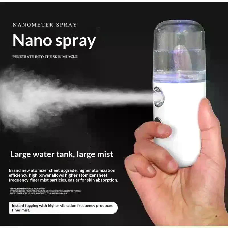 Facial Steamer Nano - นาโน มิสเตอร์ 30 มล. เครื่องเพิ่มความชื้นบนใบหน้าแบบพกพาเครื่องพ่นสเปรย์ USB