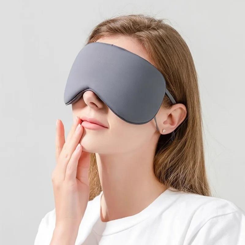 Eye Mask Heated - (.) หน้ากากปิดตาไอซ์ซิลค์ ปรับได้ ใช้ได้ทั้งแบบอุ่นและเย็น ระบายอากาศได้ดี สำหรับการเดินทางและปิดกั้นแสงได้อย่างสบาย