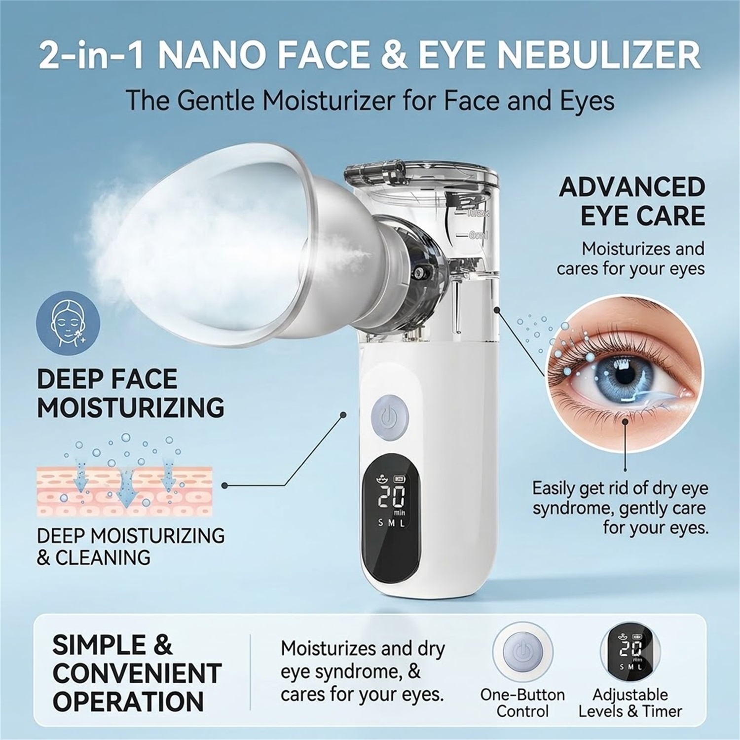 เครื่องพ่นไอน้ำสำหรับผิวหน้าแบ - Facial Steamer Nano บทวิจารณ์และราคา
