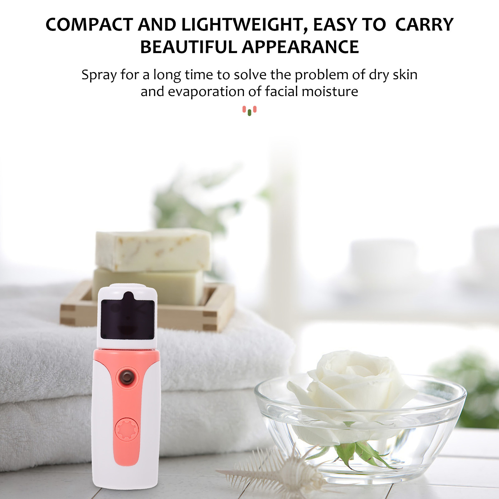 1 ชุดเครื่องพ่นละอองนาโนแบบพกพ - Facial Steamer Nano บทวิจารณ์และราคา