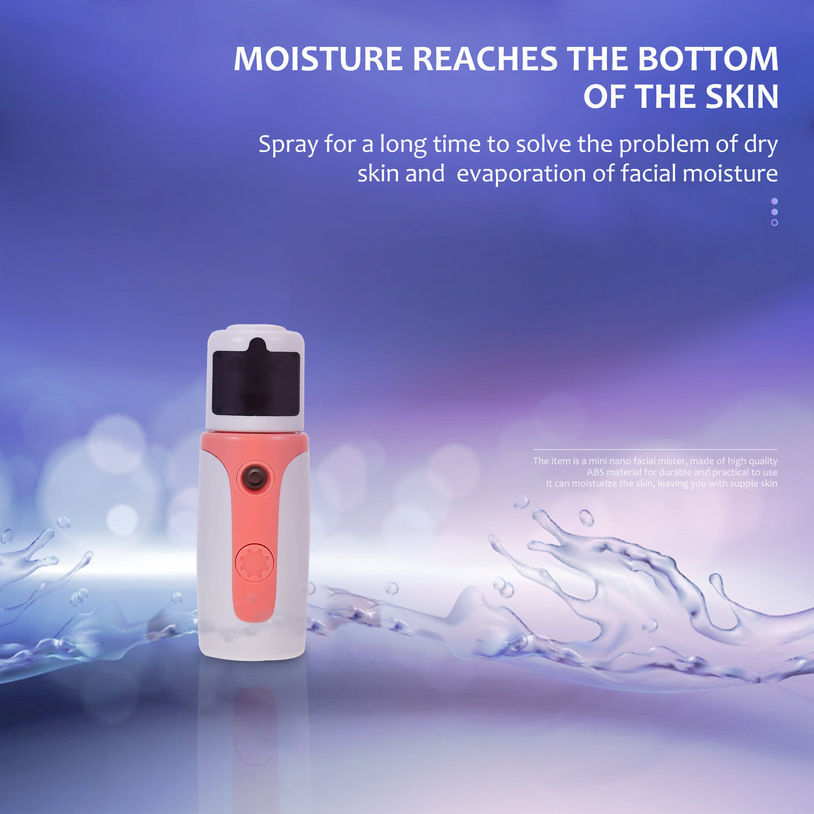 1 ชุดเครื่องพ่นละอองนาโนแบบพกพ - Facial Steamer Nano บทวิจารณ์และราคา