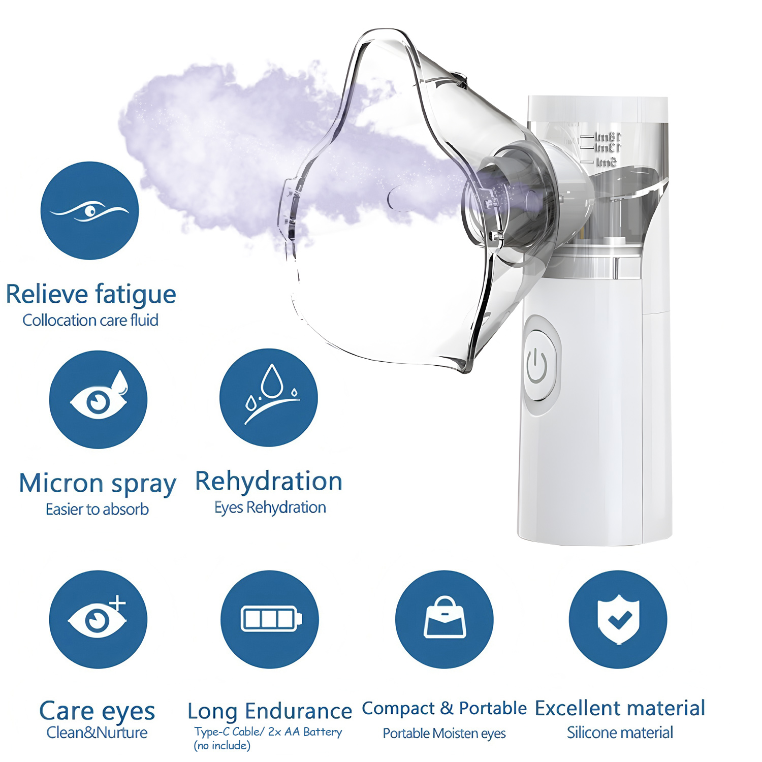 เครื่องพ่นไอน้ำพกพาแบบใหม่ 3 ร - Facial Steamer Nano บทวิจารณ์และราคา