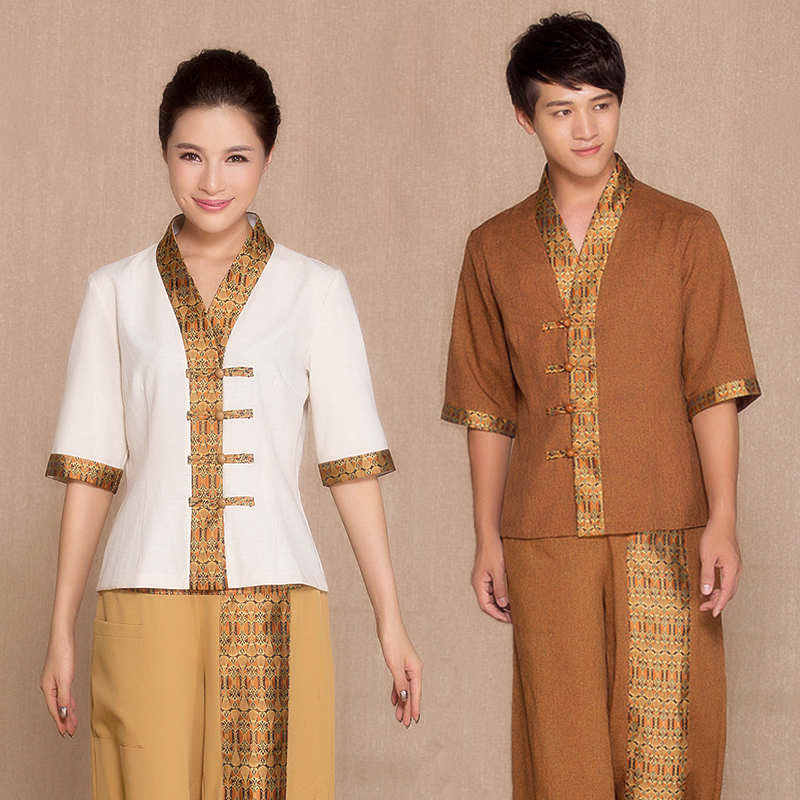 ชุดนวดสปาสไตล์ไทย เสื้อ+กางเกง - Spa Wellness Thai บทวิจารณ์และราคา