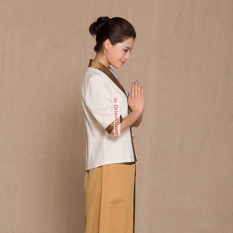 ชุดนวดสปาสไตล์ไทย เสื้อ+กางเกง - Spa Wellness Thai บทวิจารณ์และราคา