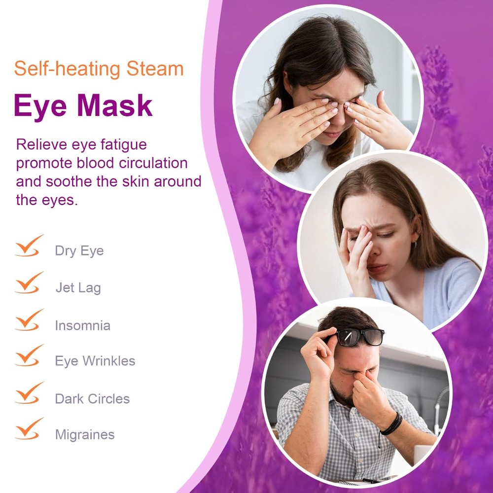 แผ่นมาส์กตาแบบให้ความร้อนด้วยต - Eye Mask Heated บทวิจารณ์และราคา