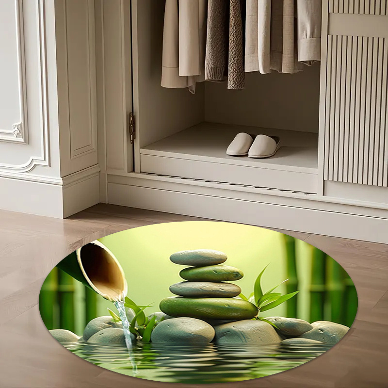 พรมกลมลายไม้ไผ่เซน พร้อมลวดลาย - Wellness Spa With Hotel บทวิจารณ์และราคา